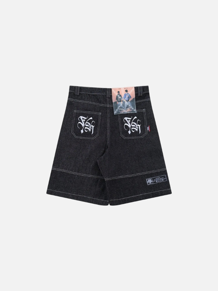 Bermuda Jeans Jorts com Bolsos Hope